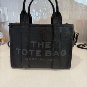 Marc Jacobs Black Textured Tote